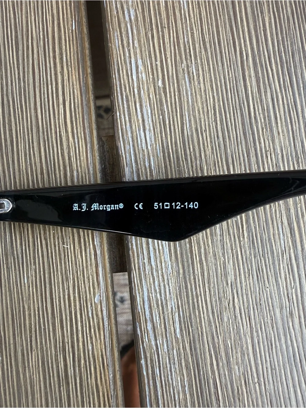 A.J. Morgan Black Cat Eye Reading Glasses +3.00 Readers 51-12-140